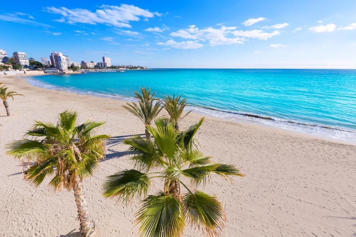 Very Lightful Apartment. Incredible Sea Views. Big Terrace, Swimming Pool. Ac. Very Close To Alicante City Center. Εξωτερικό φωτογραφία